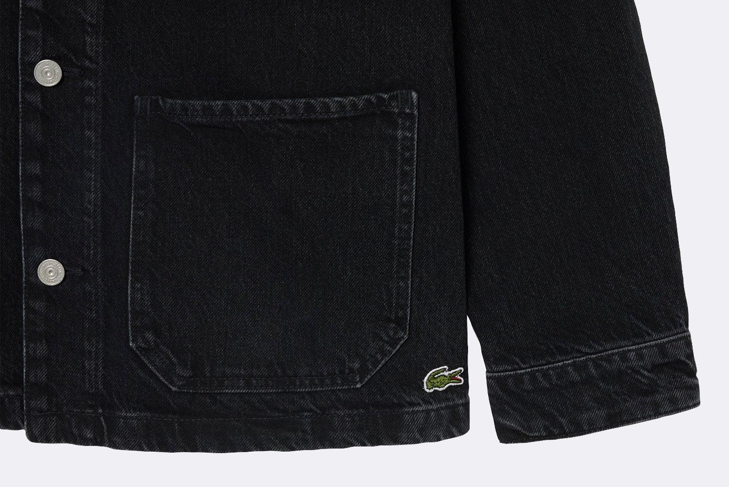 Sobrecamisa gris oscuro de Lacoste para hombre