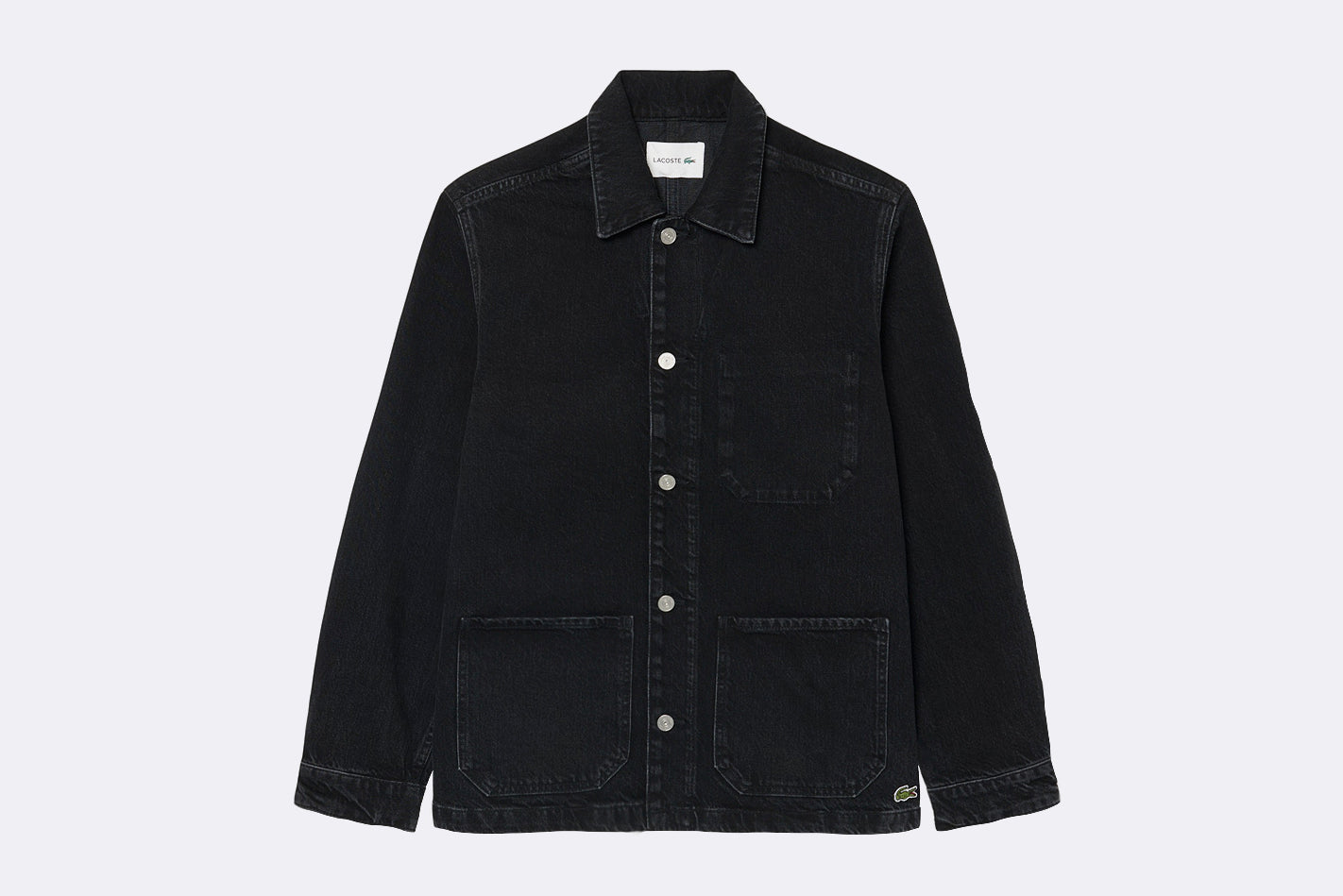 Sobrecamisa gris oscuro de Lacoste para hombre