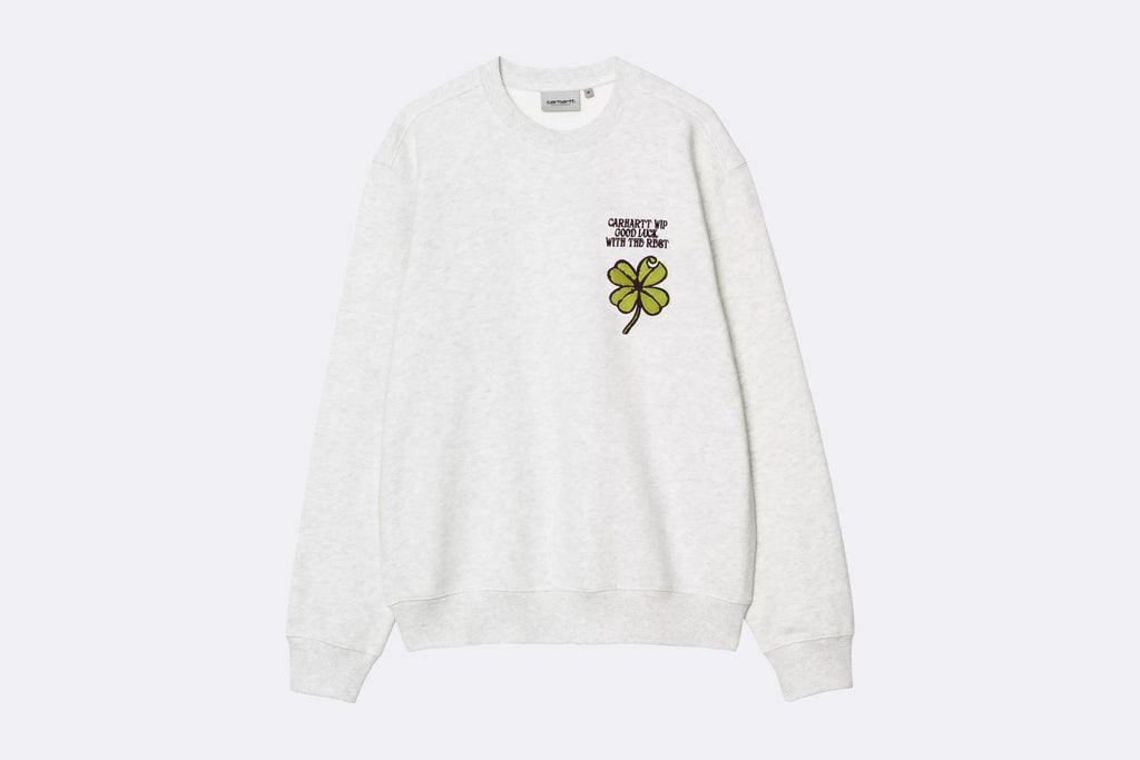 Sudadera Carhartt WIP Clover Sweatshirt Gris Hombre