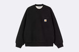 Sudadera Carhartt WIP Detroit Sweatshirt Black Stone Washed para hombre