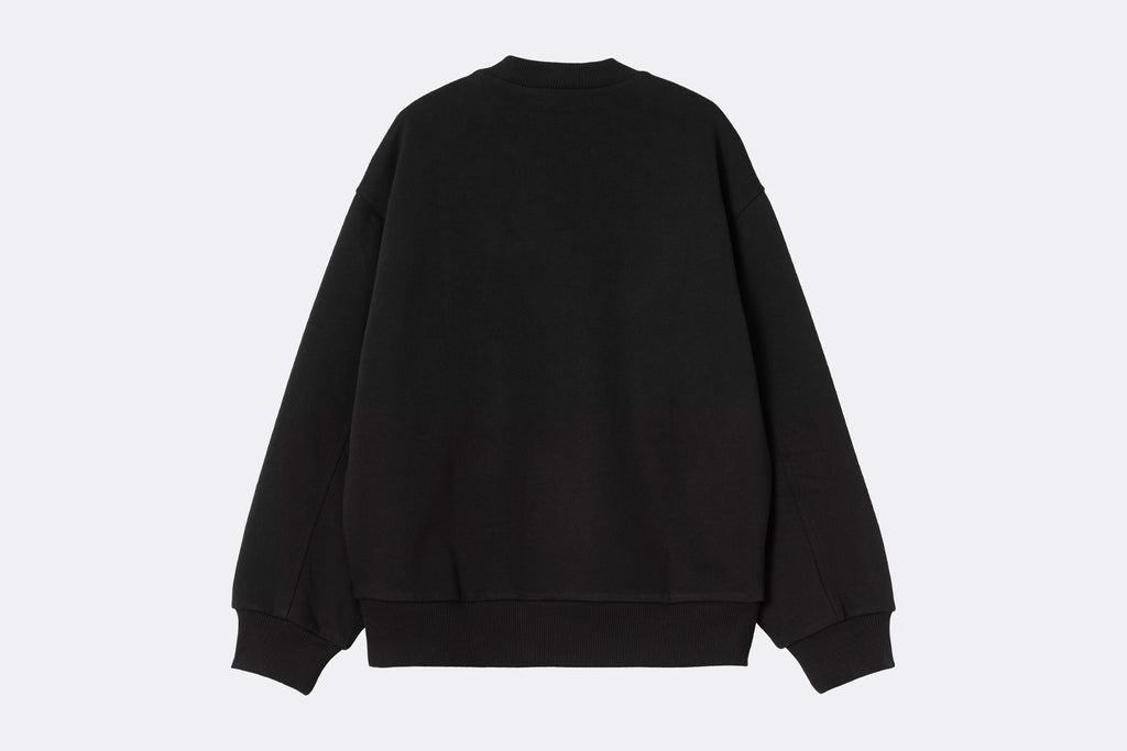 Sudadera Carhartt WIP Detroit Sweatshirt Black Stone Washed para hombre