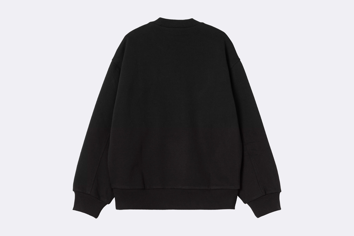 Sudadera Carhartt WIP Detroit Sweatshirt Black Stone Washed para hombre