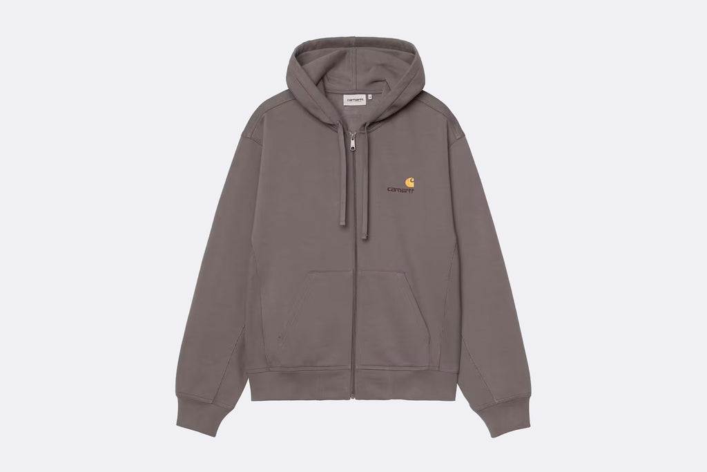Sudadera Carhartt WIP Hooded American Script Jacket Porphyry para hombre