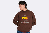 Sudadera Pasdemer Pub Sweatshirt granate para hombre