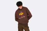 Sudadera Pasdemer Pub Sweatshirt granate para hombre