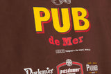 Sudadera Pasdemer Pub Sweatshirt granate para hombre