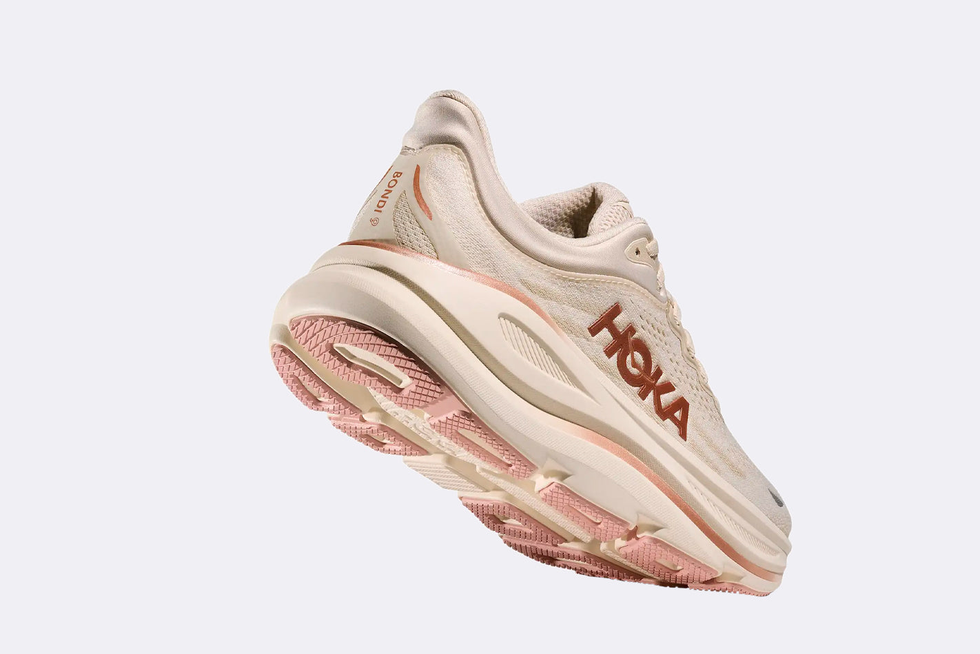 Zapatillas Hoka Bondi 9 Beige para Mujer