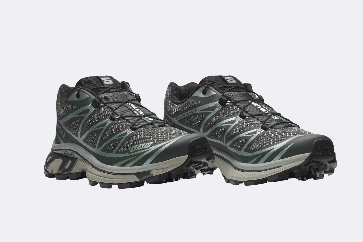 Zapatillas Salomon XT-6 Steel Streets Verdes Unisex