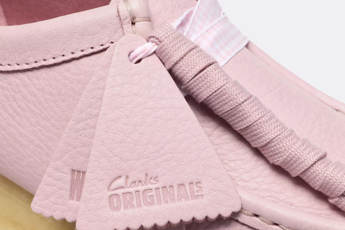 Zapatos Clarks Originals Wallabee Rosa para Mujer