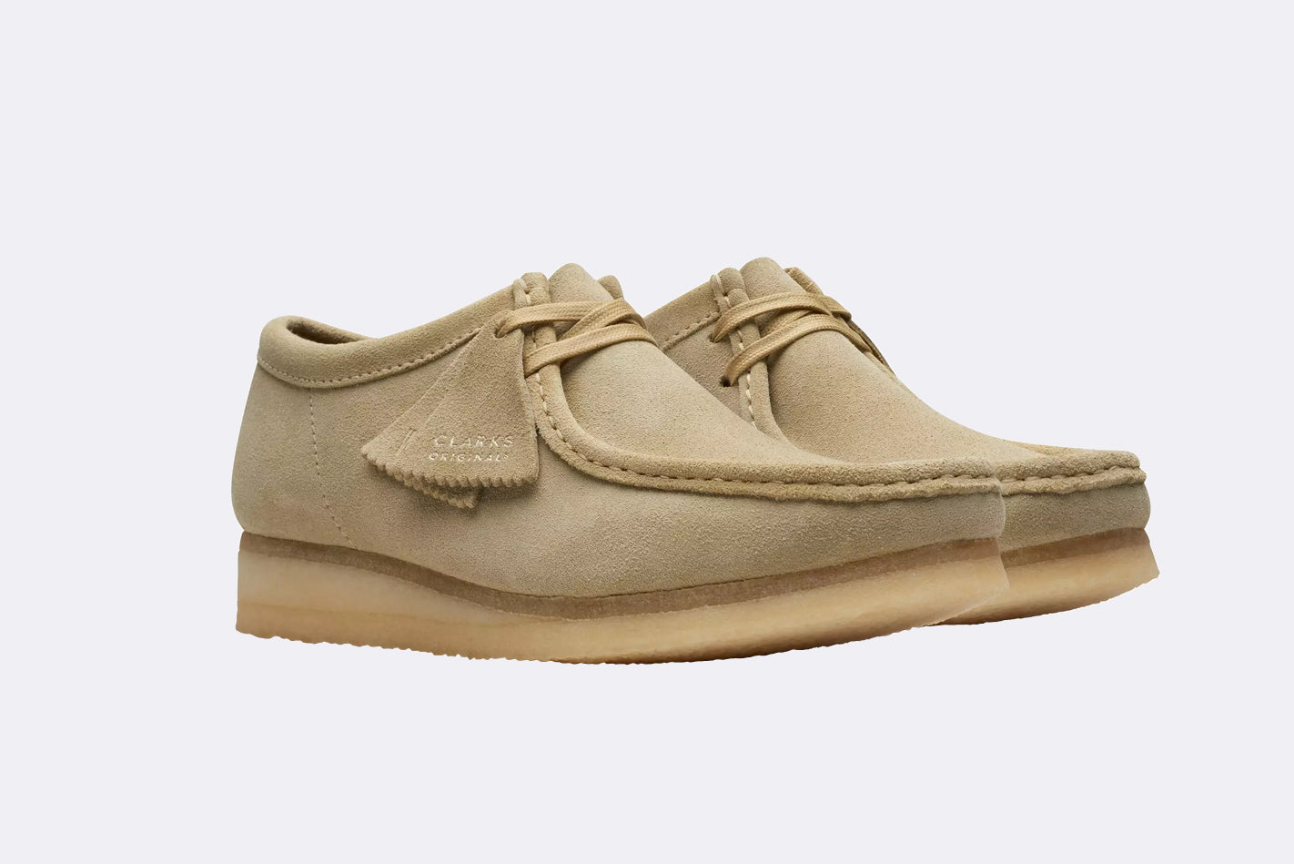 Zapatos Clarks Originals Wallabee Marron Hombre