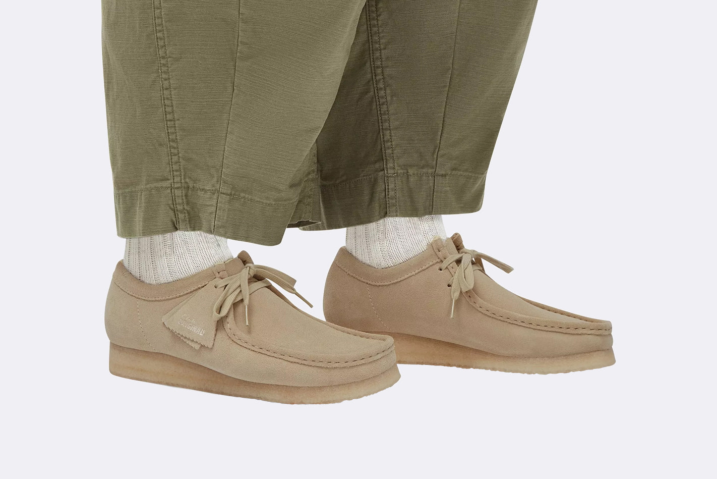 Zapatos Clarks Originals Wallabee Marron Hombre