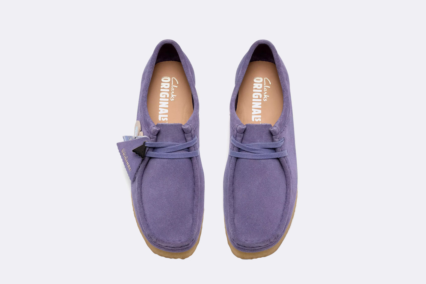 Zapatos Clarks Originals Wallabee Morado para Mujer