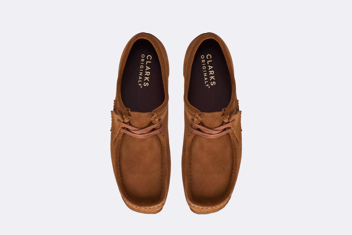 Zapatos Clarks Originals Wallabee Marron para Hombre