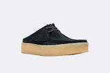 Clarks Originals WallabeeCup Lo Black Sde Wlined