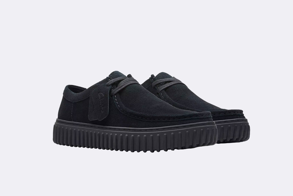 Zapatos Clarks Torhill Lo Negros Hombre