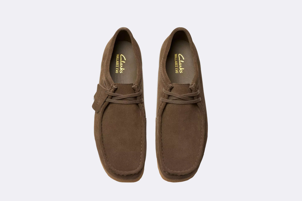 Zapatos Clarks Wallabee Evo Caqui para Hombre
