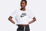 Nike Wmns Sportwear Essential Cropped T-Shirt White/Black