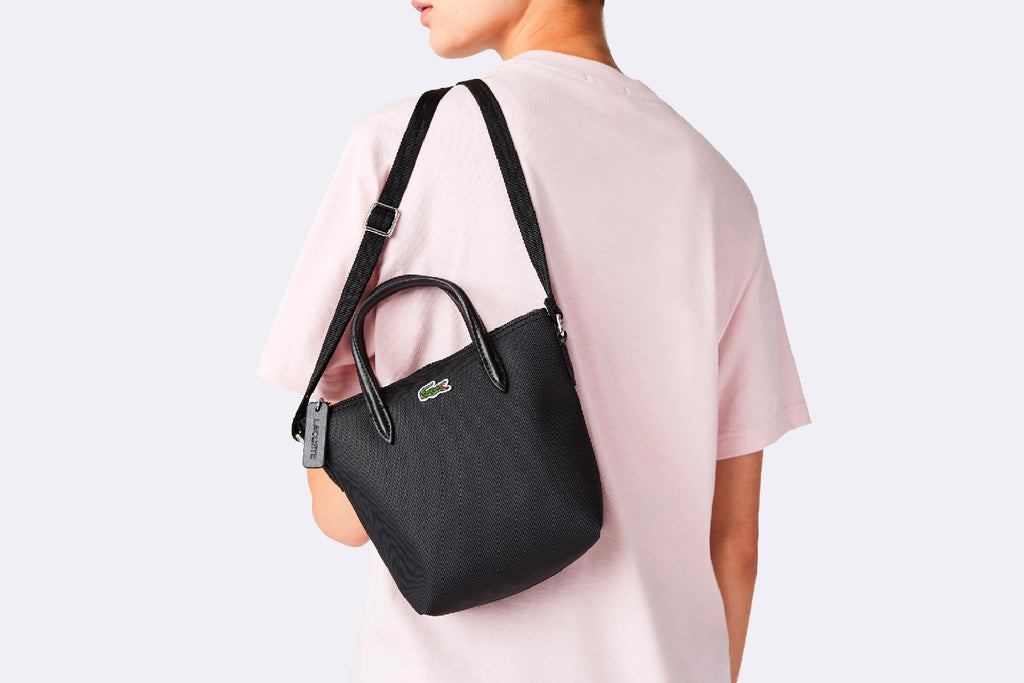 Lacoste L12.12 Concept Mini Shopping Bag Black