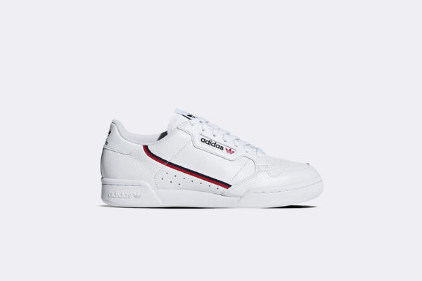 Adidas Continental 80 White/Scarlet/Navy