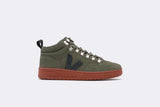 Veja Roraima Suede Olive Black Rust Sole