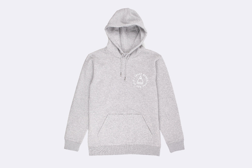 Laser Barcelona  OG Hoodie Heather Grey