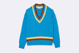 Lacoste Wmns Tricot Blue/Yellow/Brown