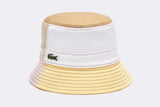 Lacoste Bucket Hat Color Block Yellow