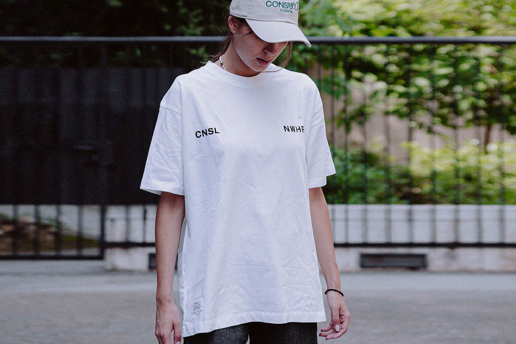 CNSL x NWHR "Lisbon T-Shirt" White