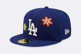 New Era 59FIFTY MLB Floral LA  Blue