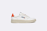 Autry Medalist Low Women Leather White/Orange