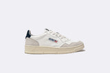 Autry Medalist Low Leather/Suede White/Blue