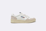 Autry Medalist Low Leather/Suede White