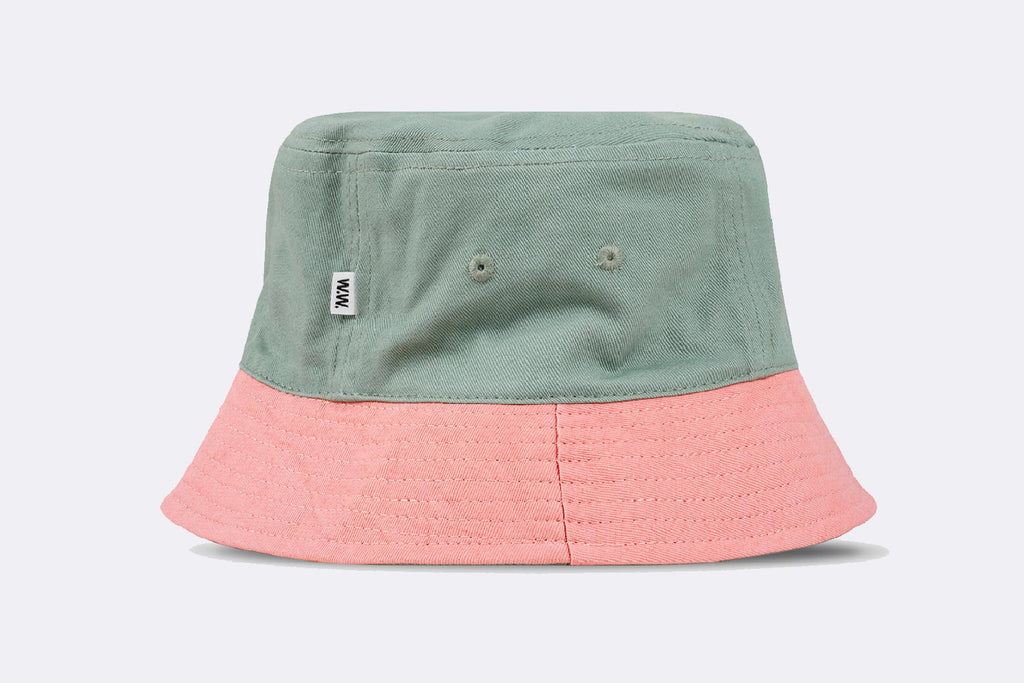 Wood Wood Ossian Twill Bucket Hat Reversible Grey