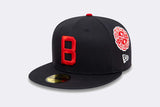 New Era Boston Red Sox Cooperstown Patch 59FIFTY Navy