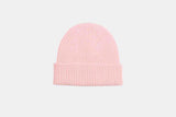 Colorful Merino Wool Beanie Faded Pink