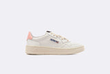 Autry Medalist Low Women Leather White/Pink
