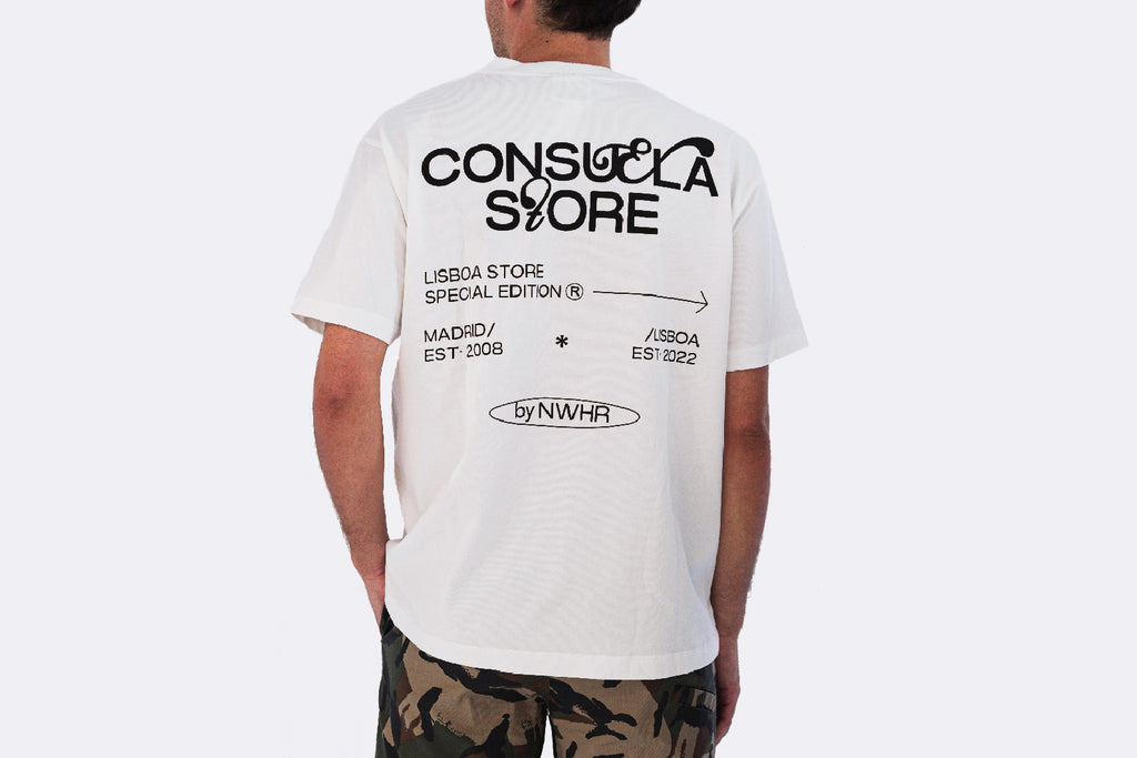 CNSL x NWHR "Lisbon T-Shirt" White