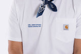 CNSL x Umiko Studio Carhartt Pocket T-Shirt White