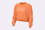 Nike Wmns Sportswear Retro Sweatshirt Crew Terry Orange