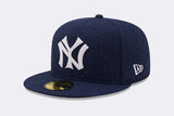 New Era 59FIFTY New York Yankees MLB Wool Navy Fitted