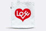 BAG LOVE HEART RED