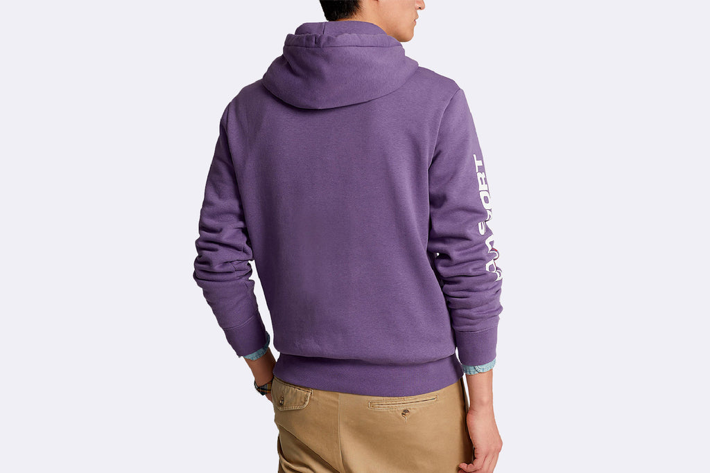 Ralph Lauren Sports Fleece Hoodie Purple | Consuela Store