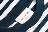 Wood Wood Sami Classic Stripe T-Shirt Navy