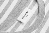 Wood Wood Sami Classic Stripe T-Shirt Grey