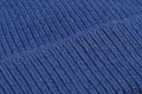Colorful Merino Wool Beanie Royal Blue