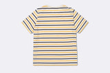 Wood Wood Wmns Mia Stripe T-shirt Off-white/Yellow