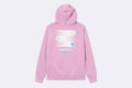 Wood Wood Jenn stacked Logo Hoodie Rosy Lavender