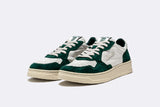 Autry Medalist Low Open Leather/Suede White/Green
