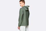 Rains Olive Short Hooded Coat