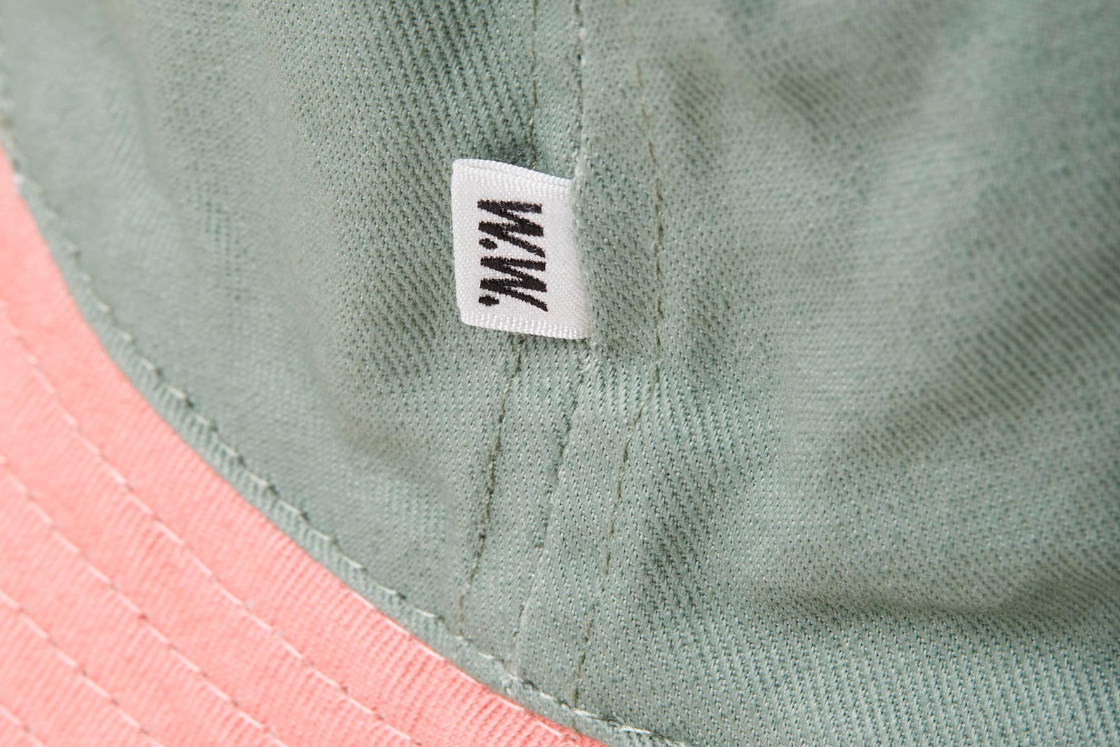 Wood Wood Ossian Twill Bucket Hat Reversible Grey